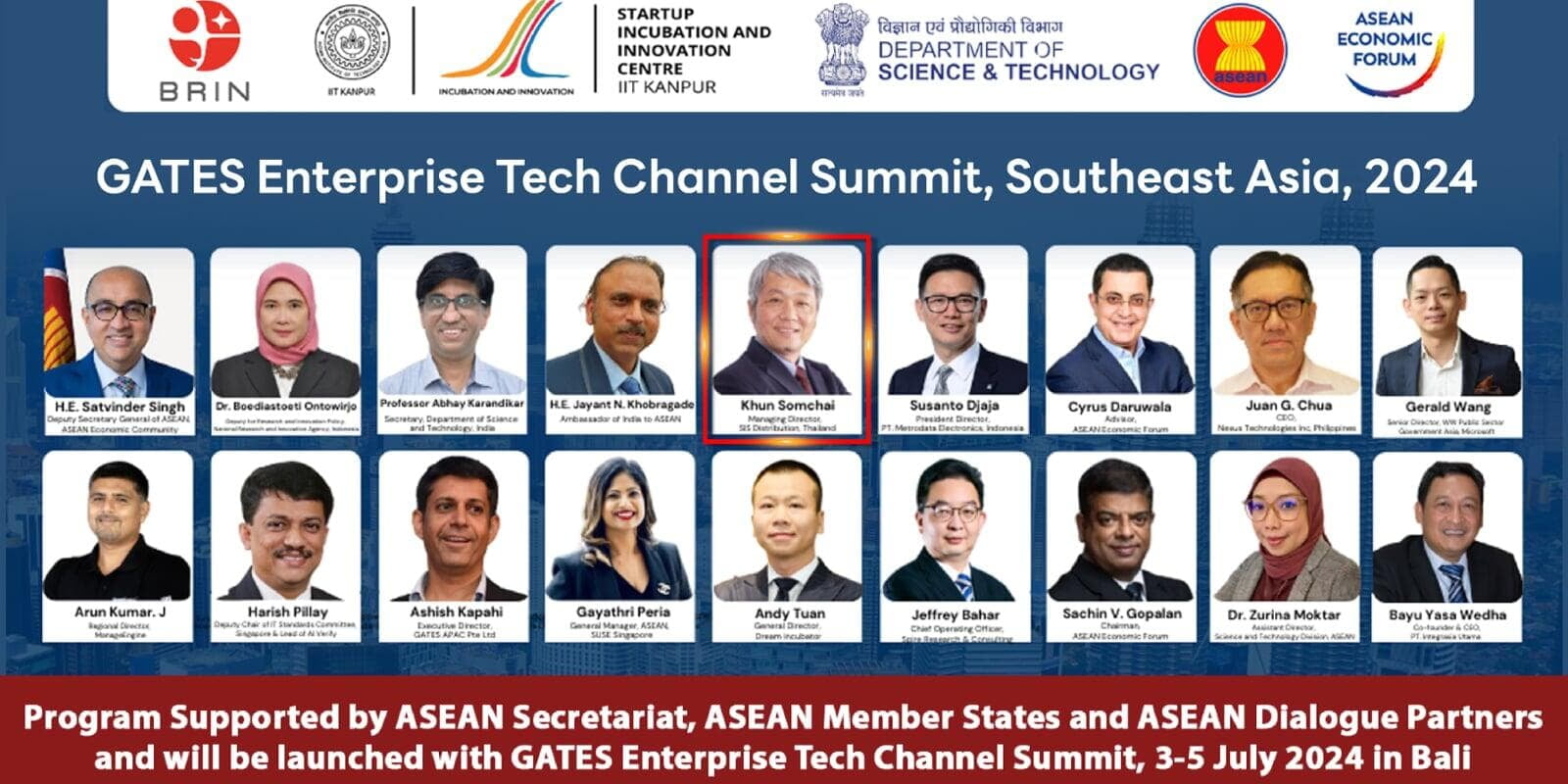 งาน GATES Enterprise Tech Channel Summit, Southeast Asia ณ บาหลี ประเทศอินโดนีเซีย